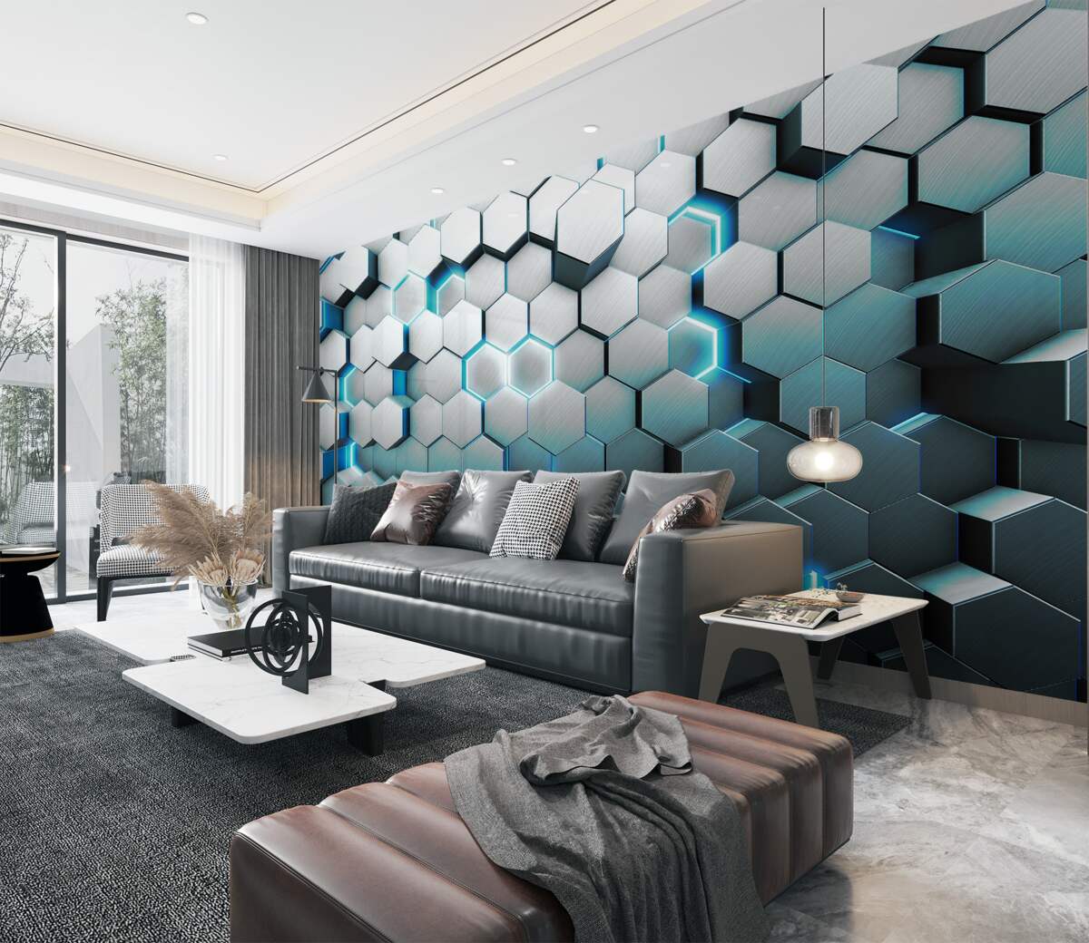 Fototapeta Dane Pentagonu są niebieskie