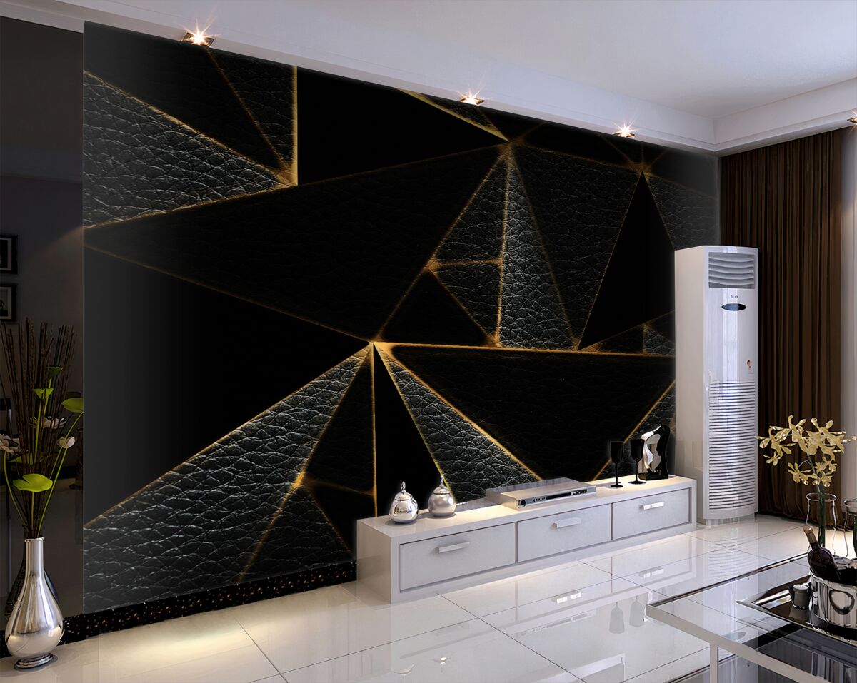 Fototapeta Czarny marmur pod szkłem