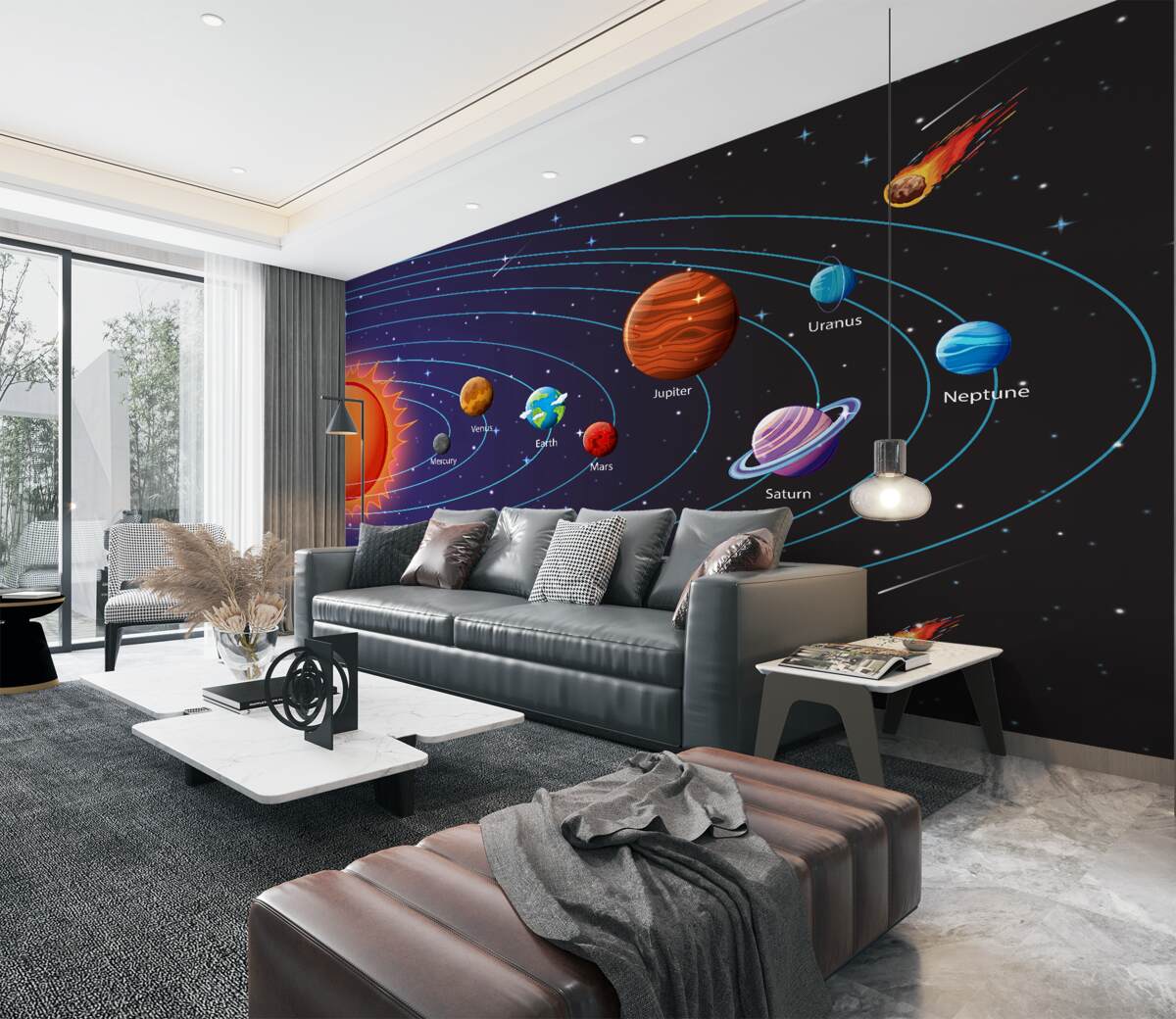 Fototapeta Kolejność planet we wszechświecie