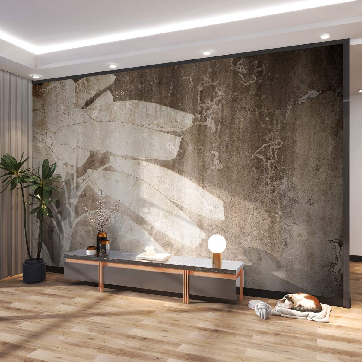 Fototapeta Streszczenie samotne drzewo