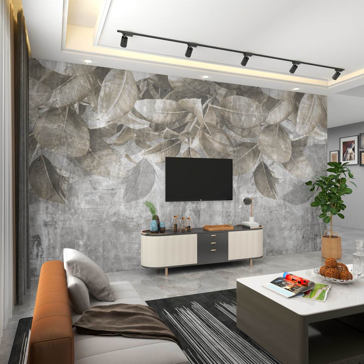 Fototapeta Spadające liście eukaliptusa