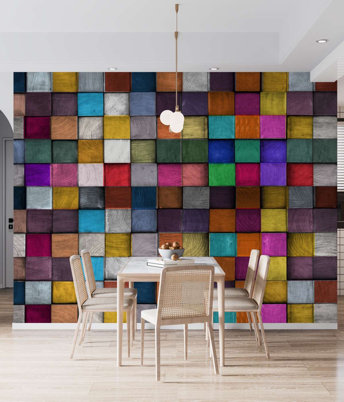 Fototapeta Jasne kolorowe kwadraty