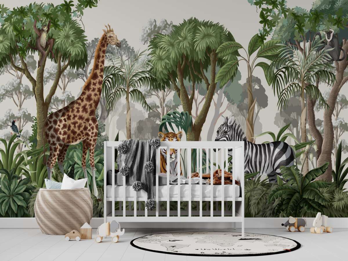 Fototapeta Afrykańskie zwierzęta w lesie