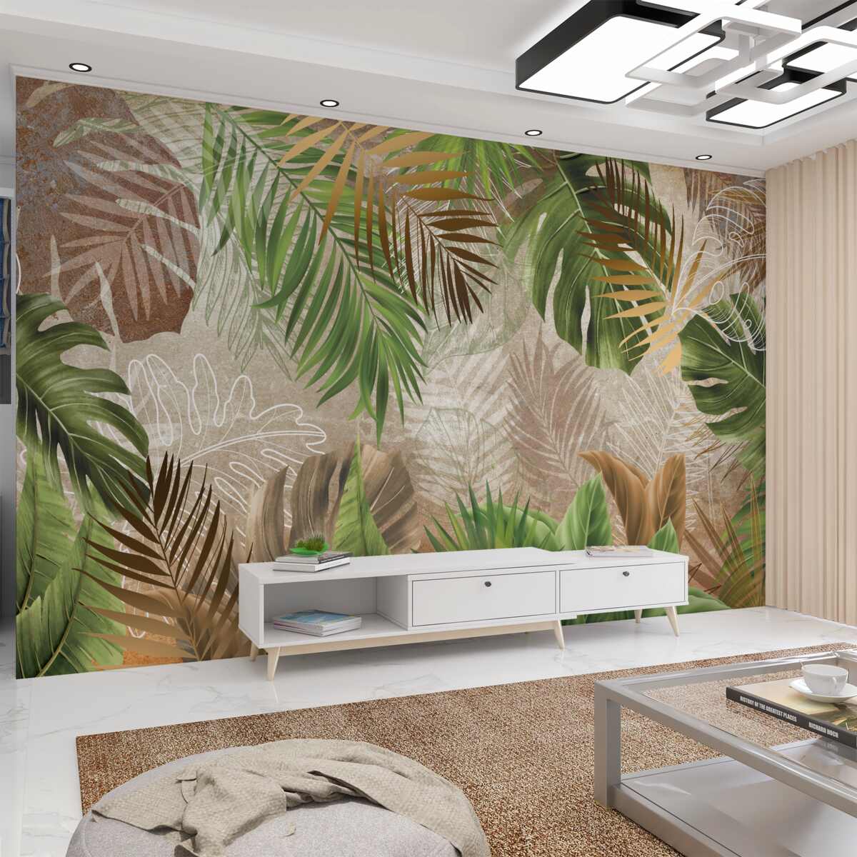 Fototapeta Zielona paproć w odmianie