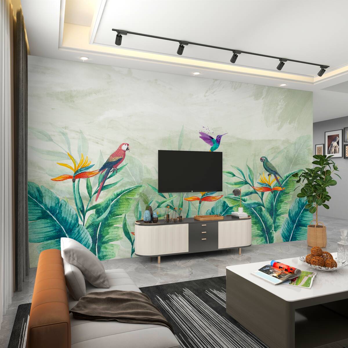 Fototapeta Ptaki cieszą się porankiem