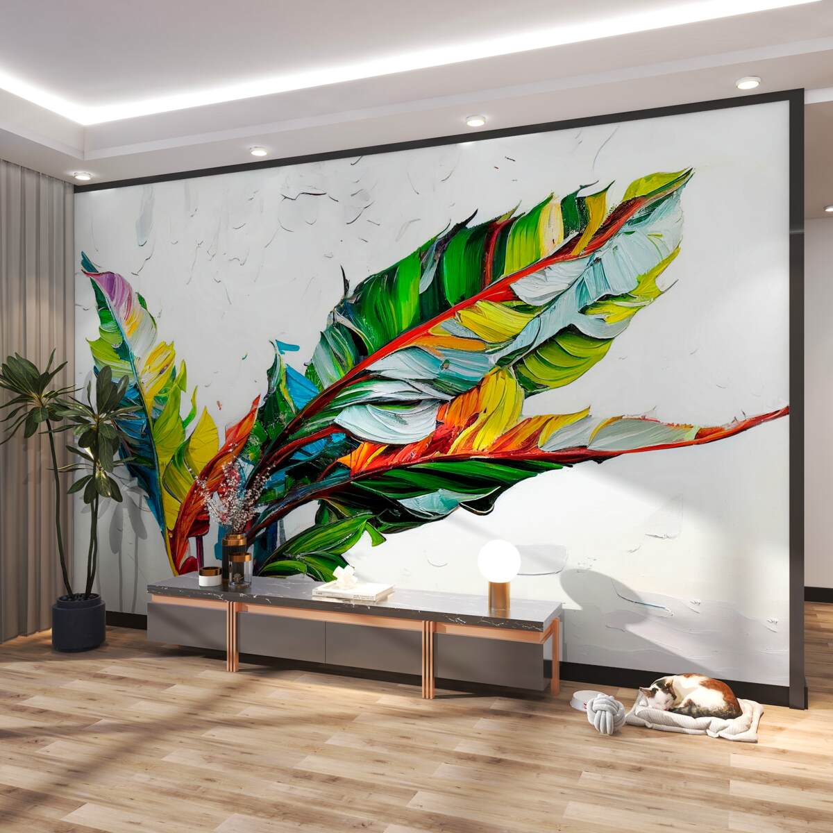 Fototapeta Jasne arkusze farby