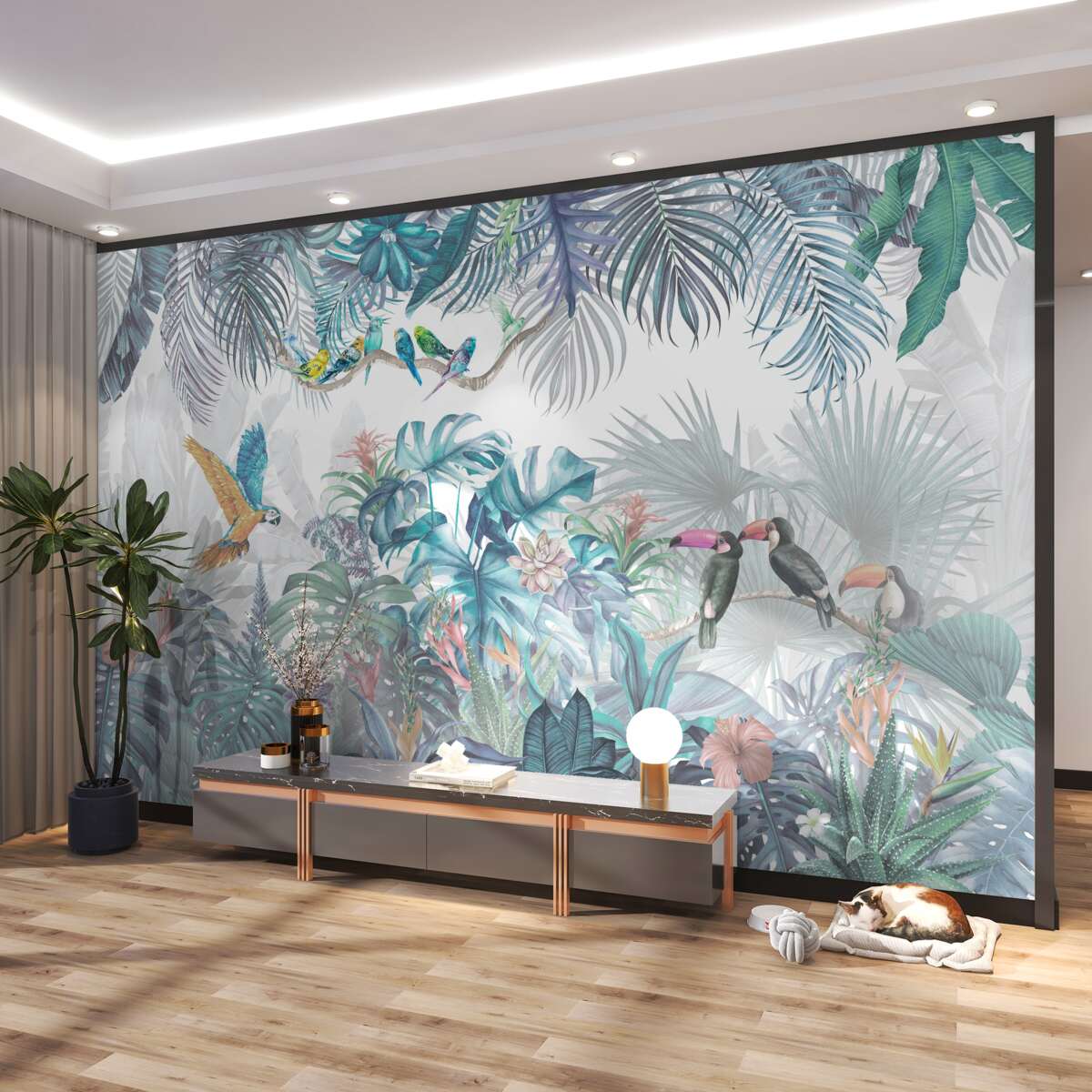 Fototapeta Dżungla w deszczu