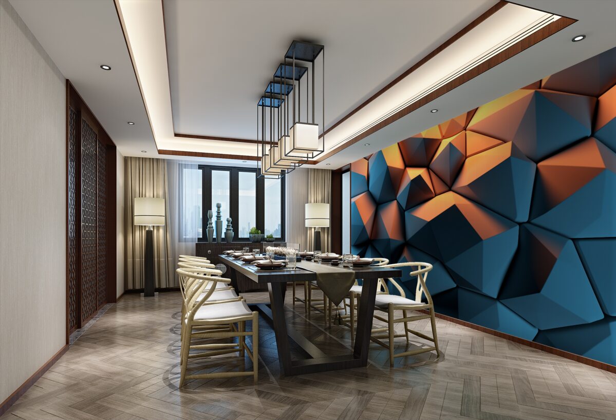 Fototapeta Wolumetryczne kształty geometryczne