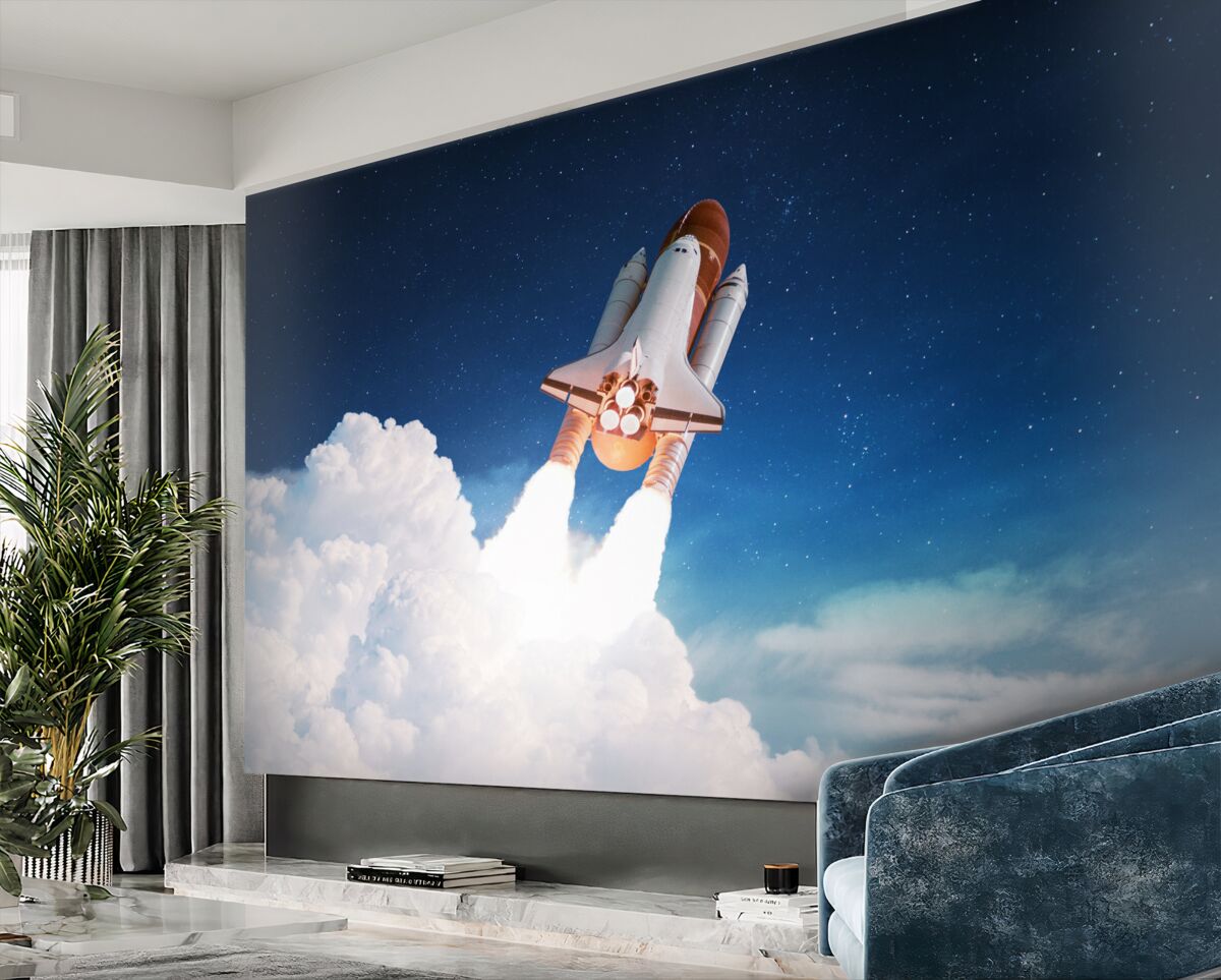 Fototapeta Statek kosmiczny podczas startu