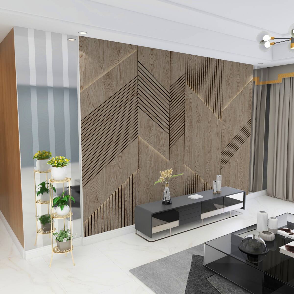 Fototapeta Struktura drewna z krawędziami