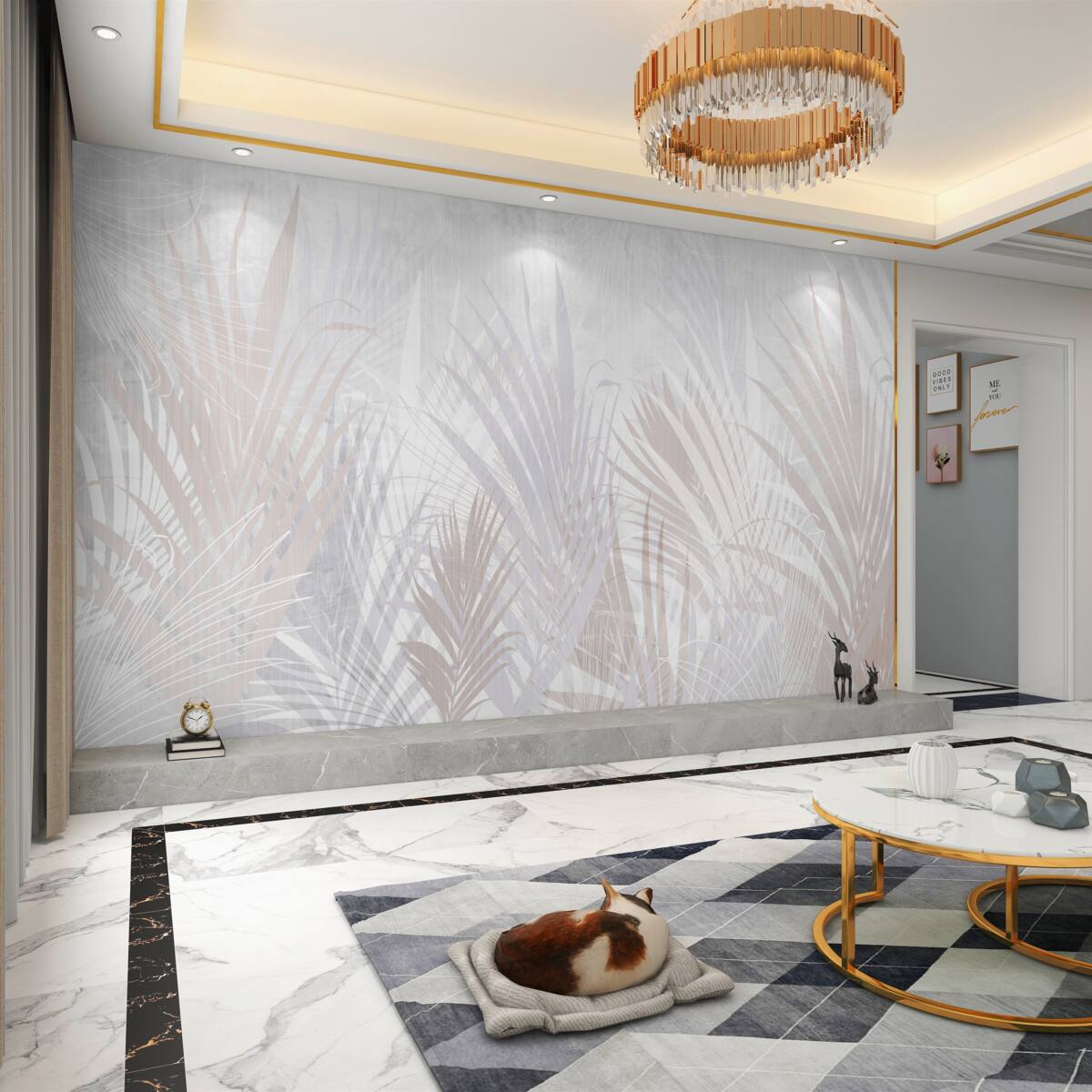 Fototapeta Mgła opada w tropikach