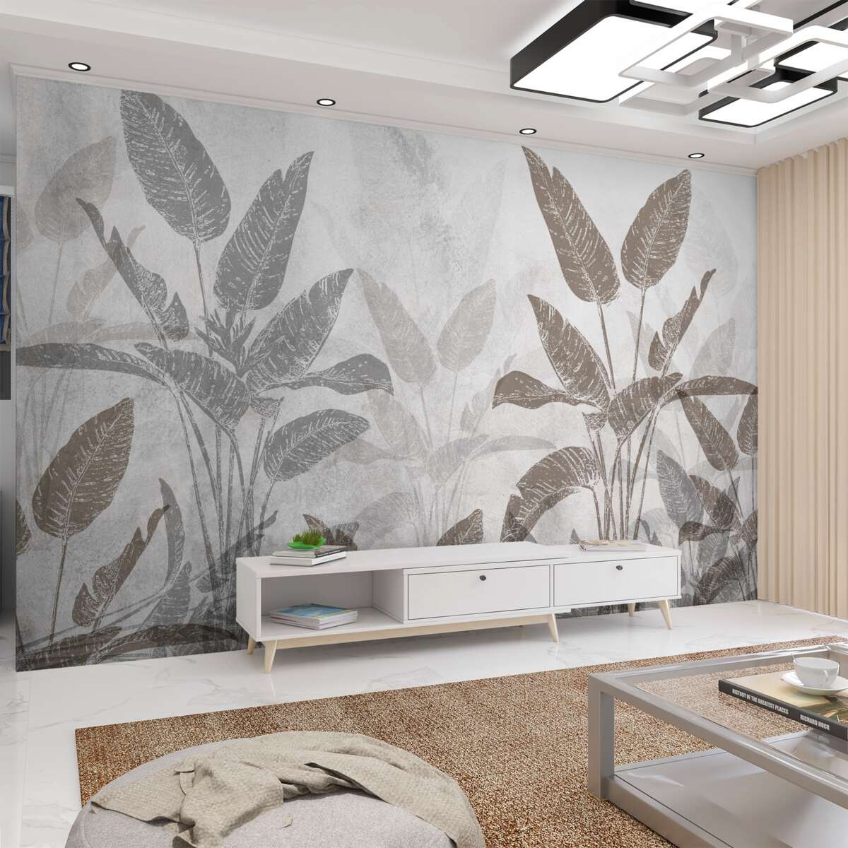 Fototapeta Duże i wysokie rośliny