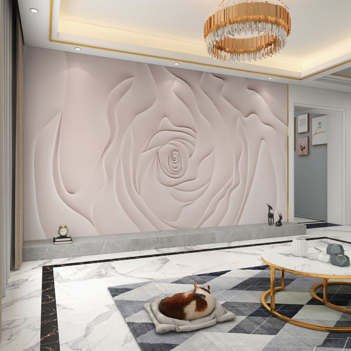 Fototapeta Abstrakcja pąków róż