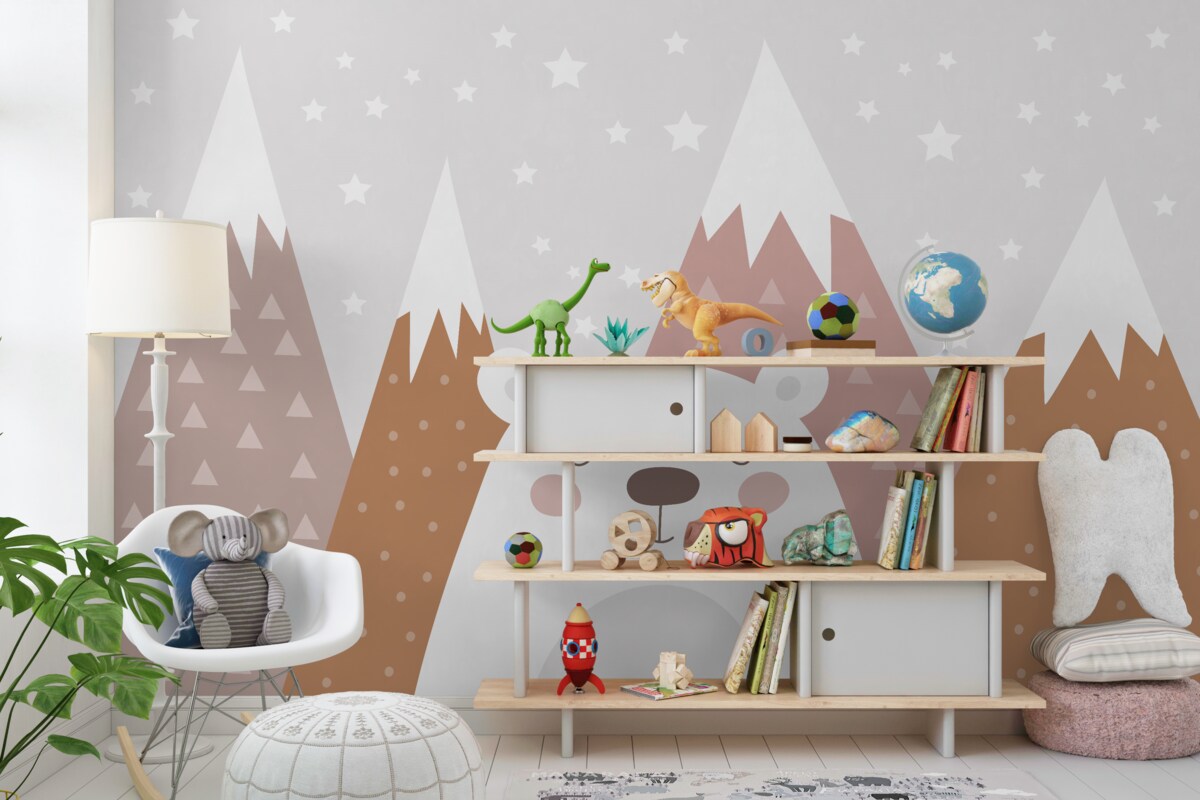 Fototapeta Niedźwiedź odpoczywa w górach