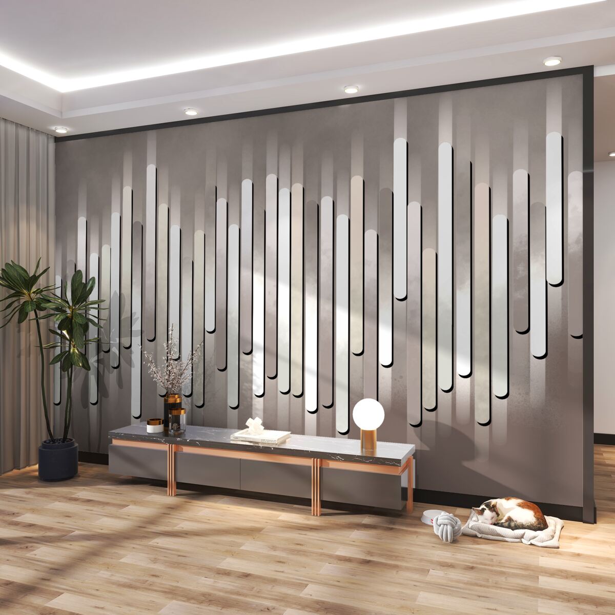 Fototapeta Abstrakcja częstotliwości dźwiękowych