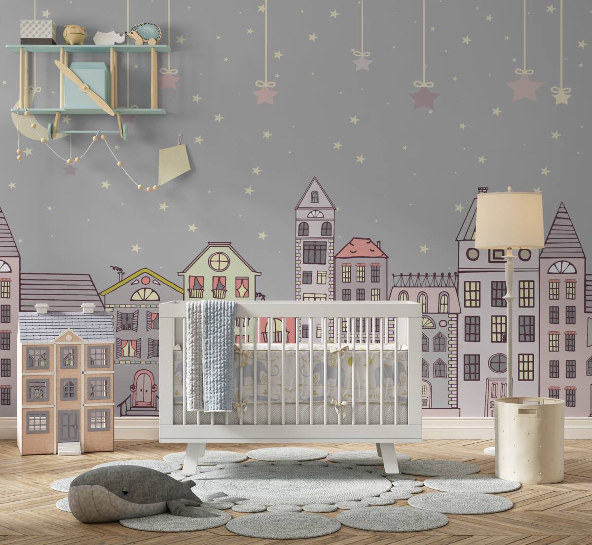 Fototapeta Nocne miasto zasypia