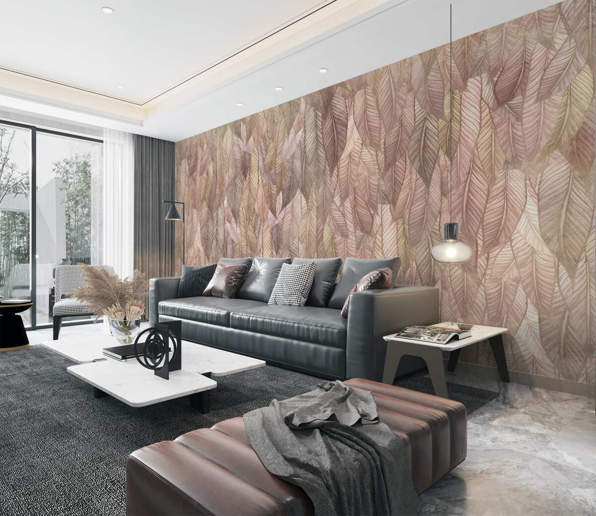 Fototapeta Bogata roślinność paprociowa