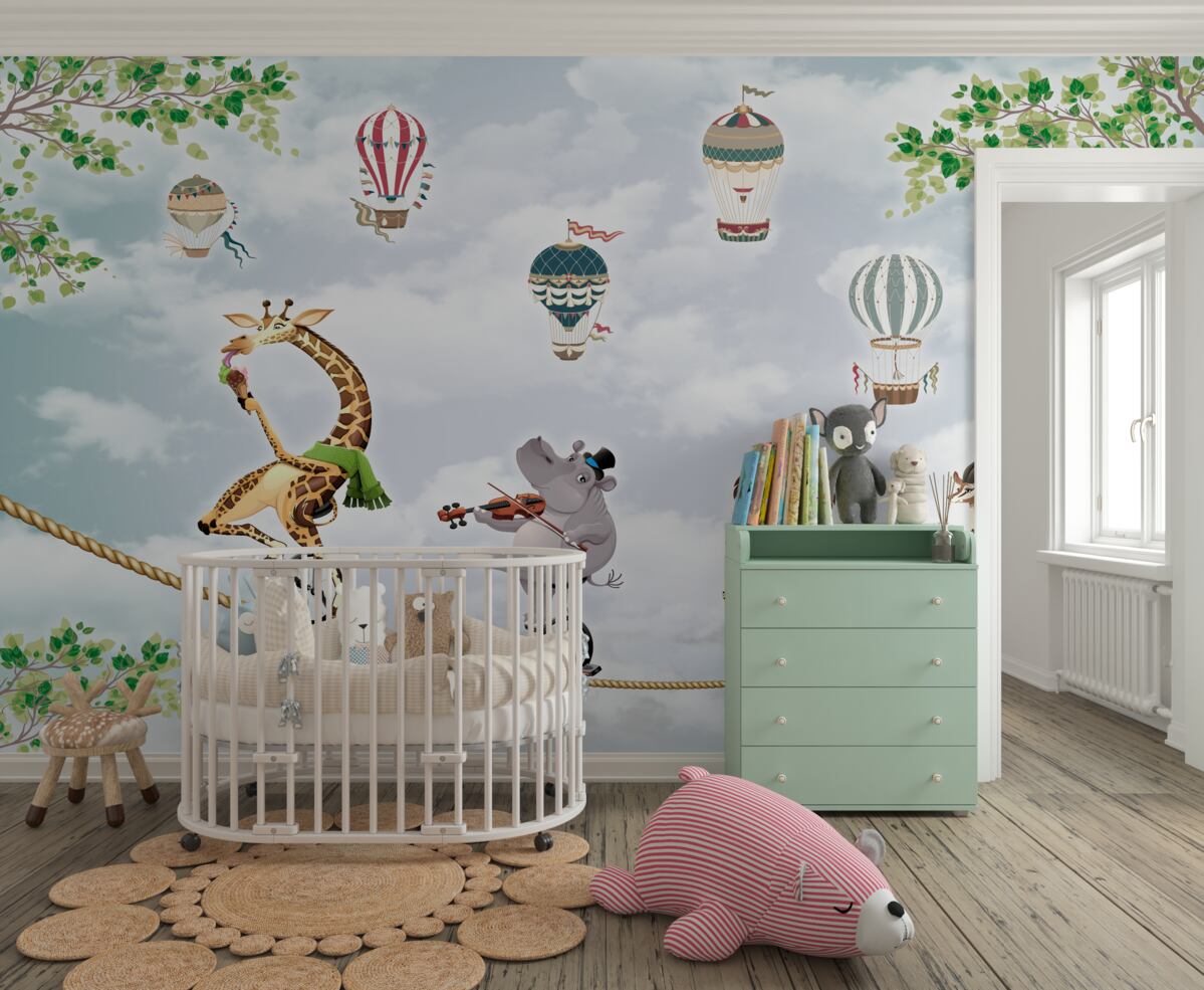 Fototapeta Akrobaci na linie