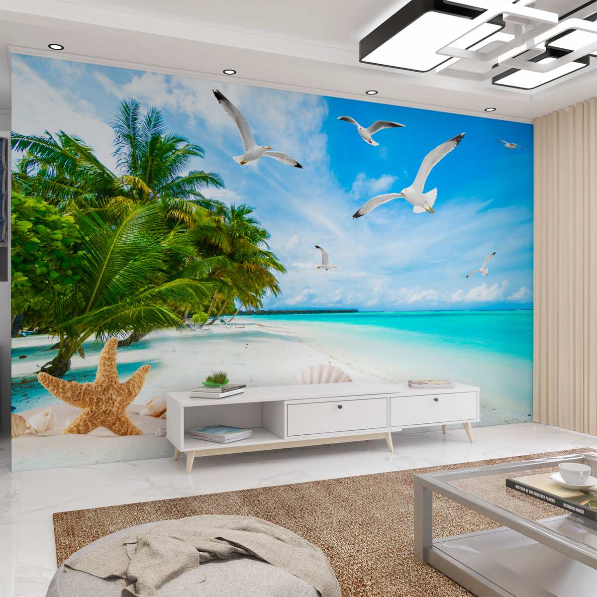 Fototapeta Cicha plaża w tropikach