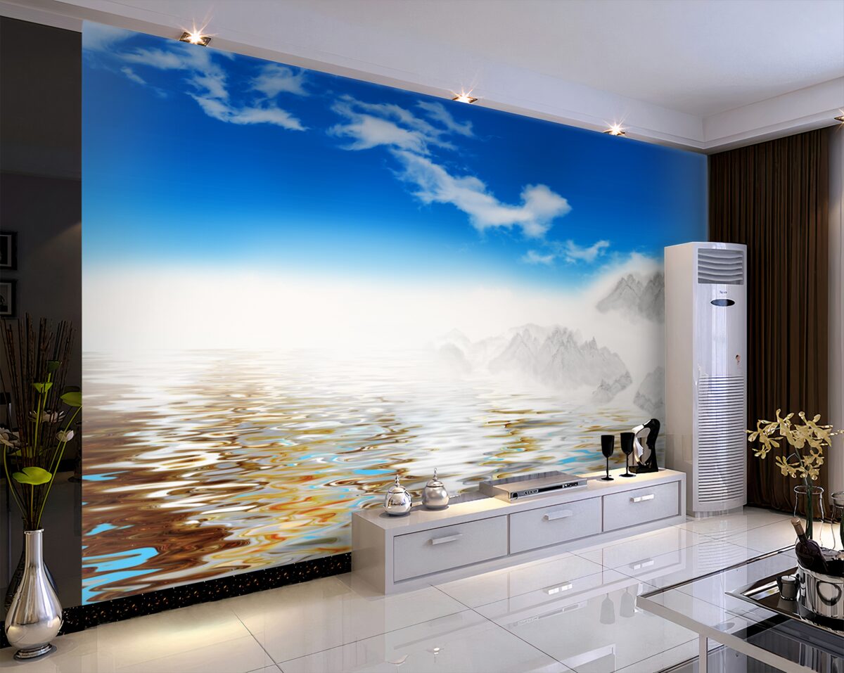 Fototapeta Góry nad spokojnymi wodami