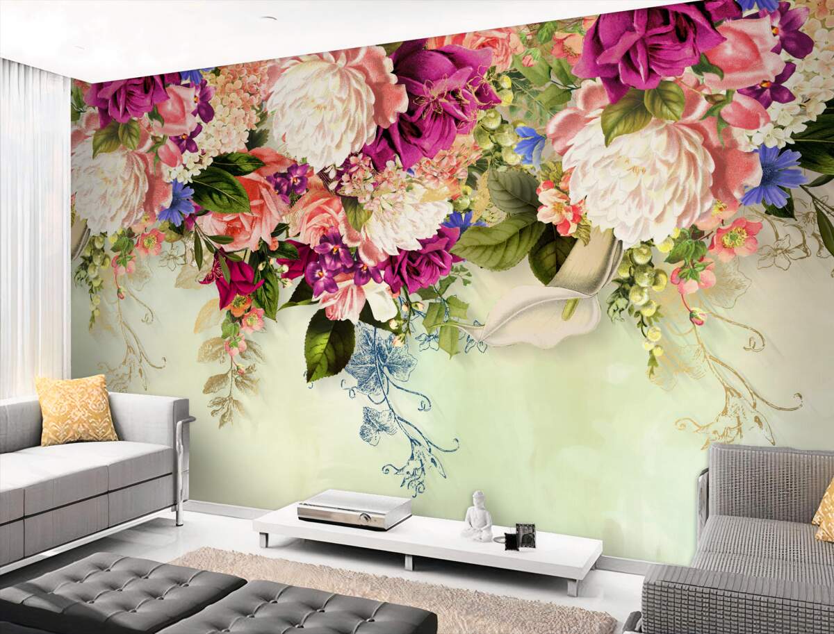 Fototapeta Luksusowe kwiaty w kompozycji