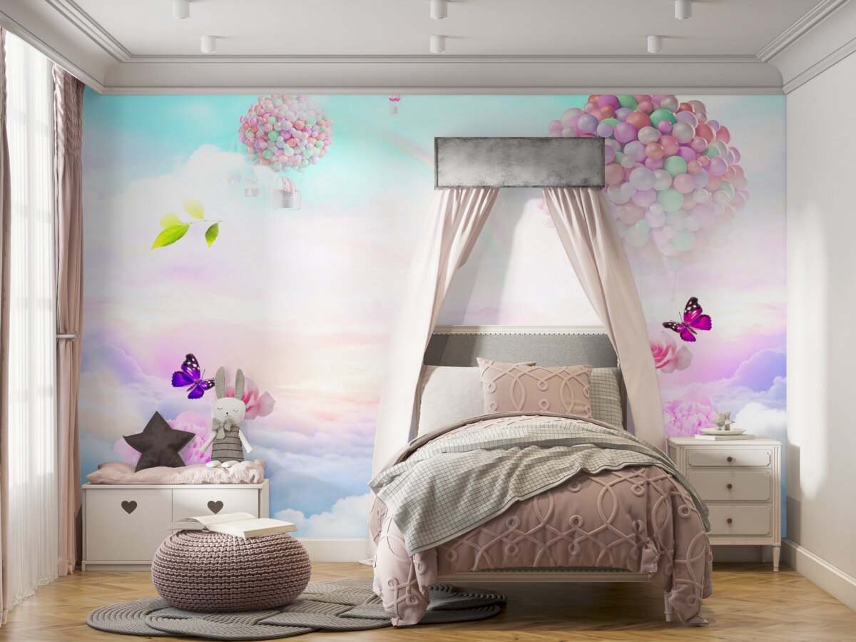 Fototapeta Balony i motyle