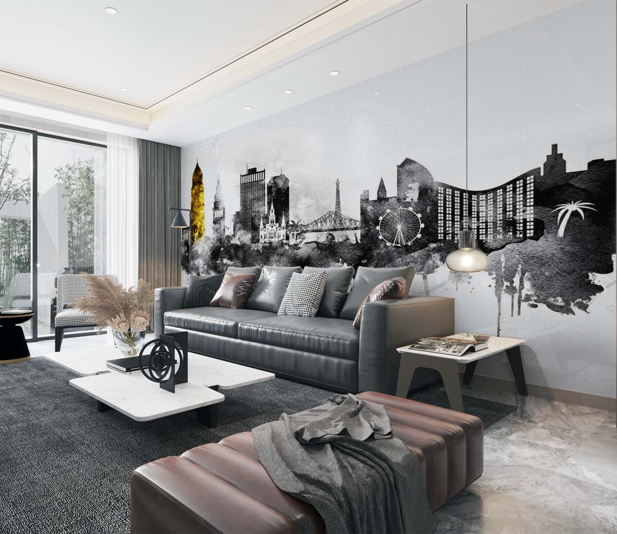 Fototapeta Abstrakcyjna architektura miasta