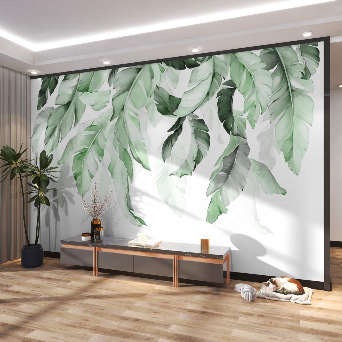 Fototapeta Wiszące liście paproci