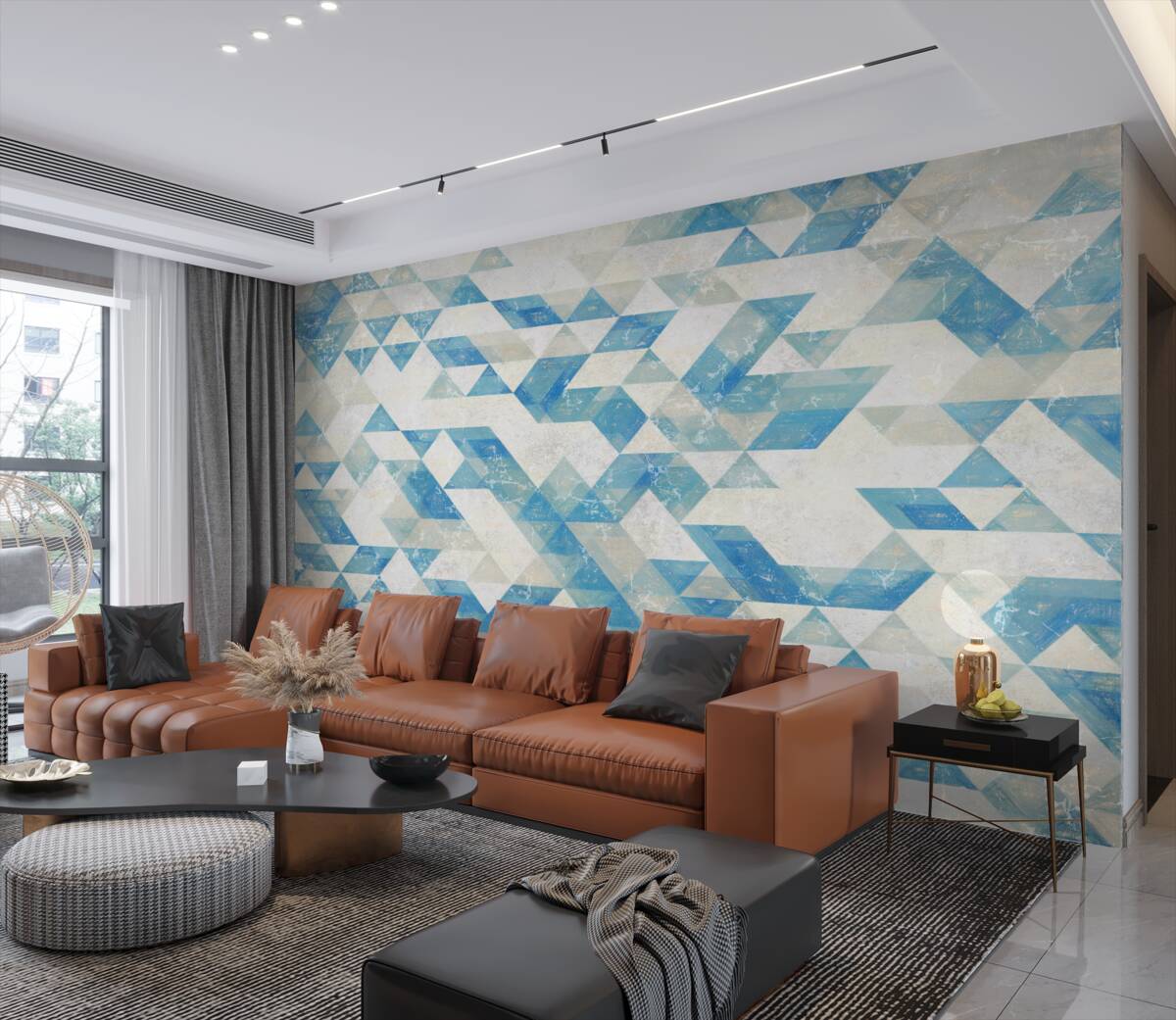 Fototapeta Abstrakcja z kształtów geometrycznych