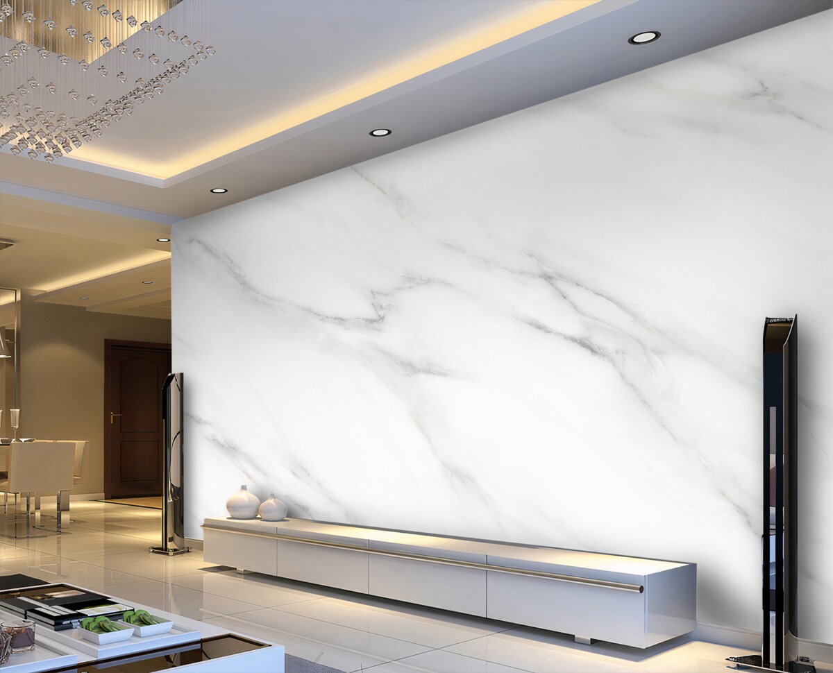 Fototapeta Biały marmur z szarymi paskami