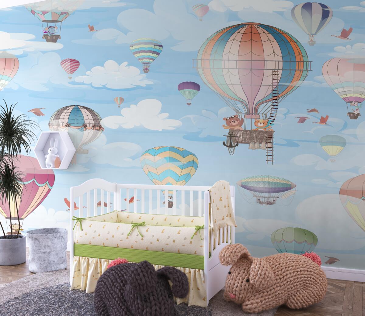 Fototapeta Balony z pływającymi zwierzętami