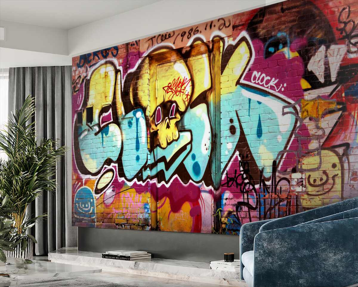 Fototapeta Jasny napis graffiti