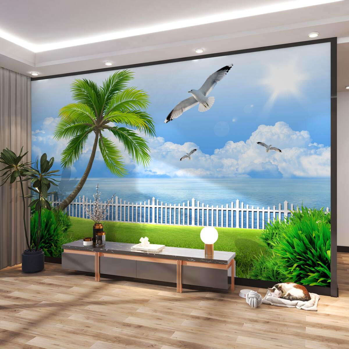 Fototapeta Jasny letni dzień nad morzem