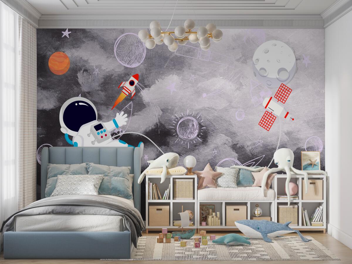 Fototapeta Astronauta w przestrzeni kosmicznej