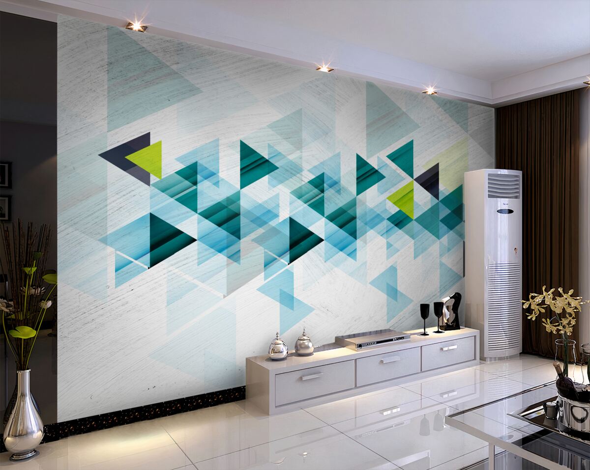 Fototapeta Abstrakcja z trójkątami