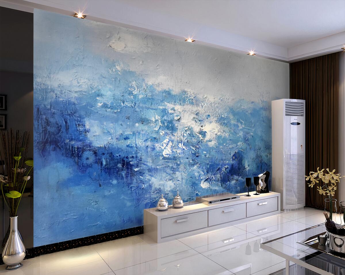 Fototapeta W nocy w lesie pada deszcz