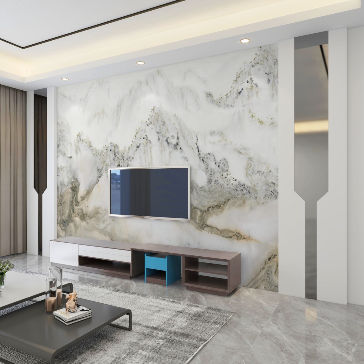 Fototapeta Deszcz w japońskim ogrodzie