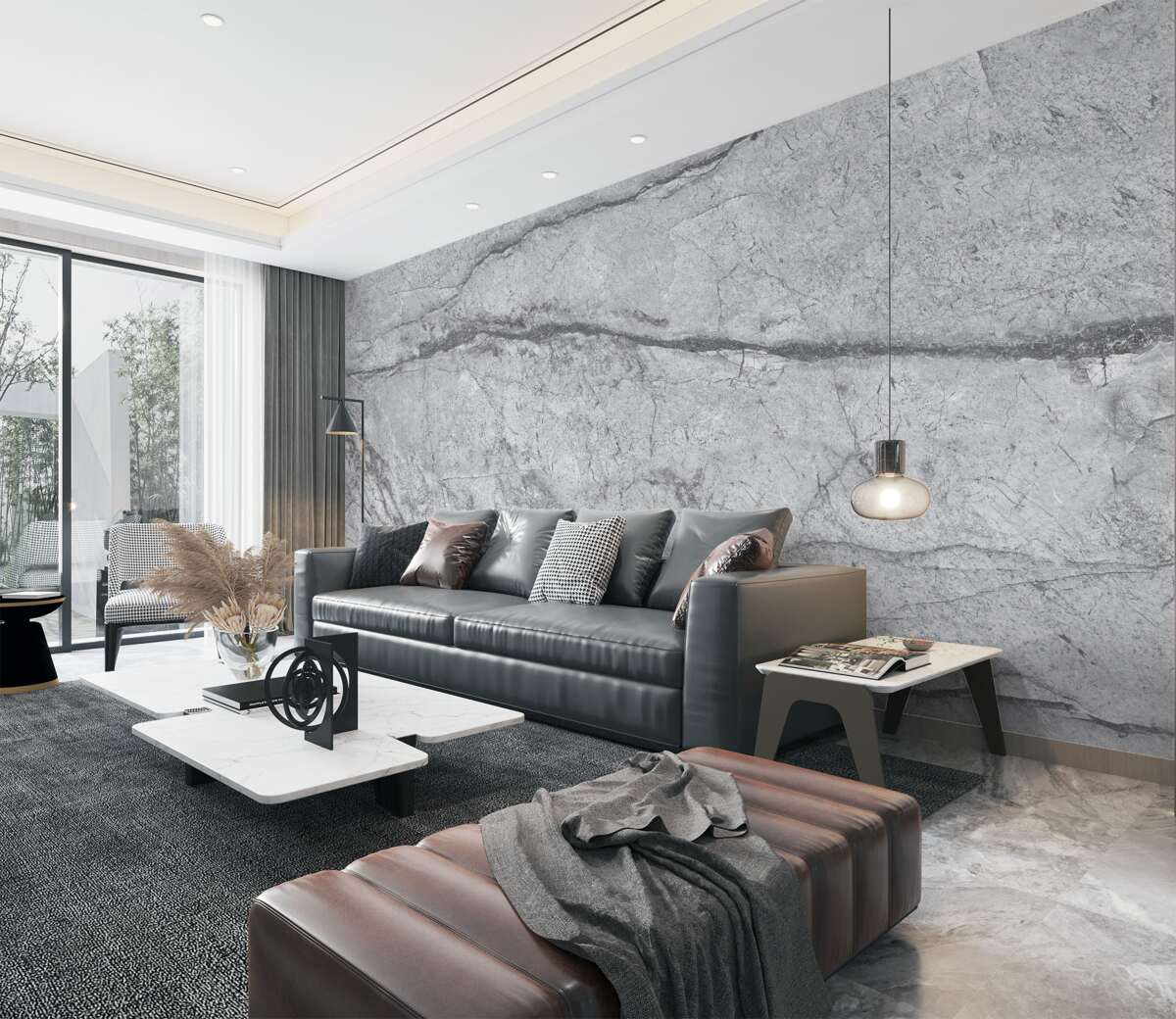 Fototapeta Szary marmur