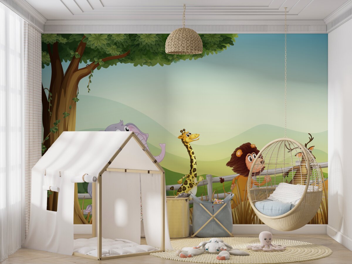 Fototapeta Biegające zwierzęta dla dzieci