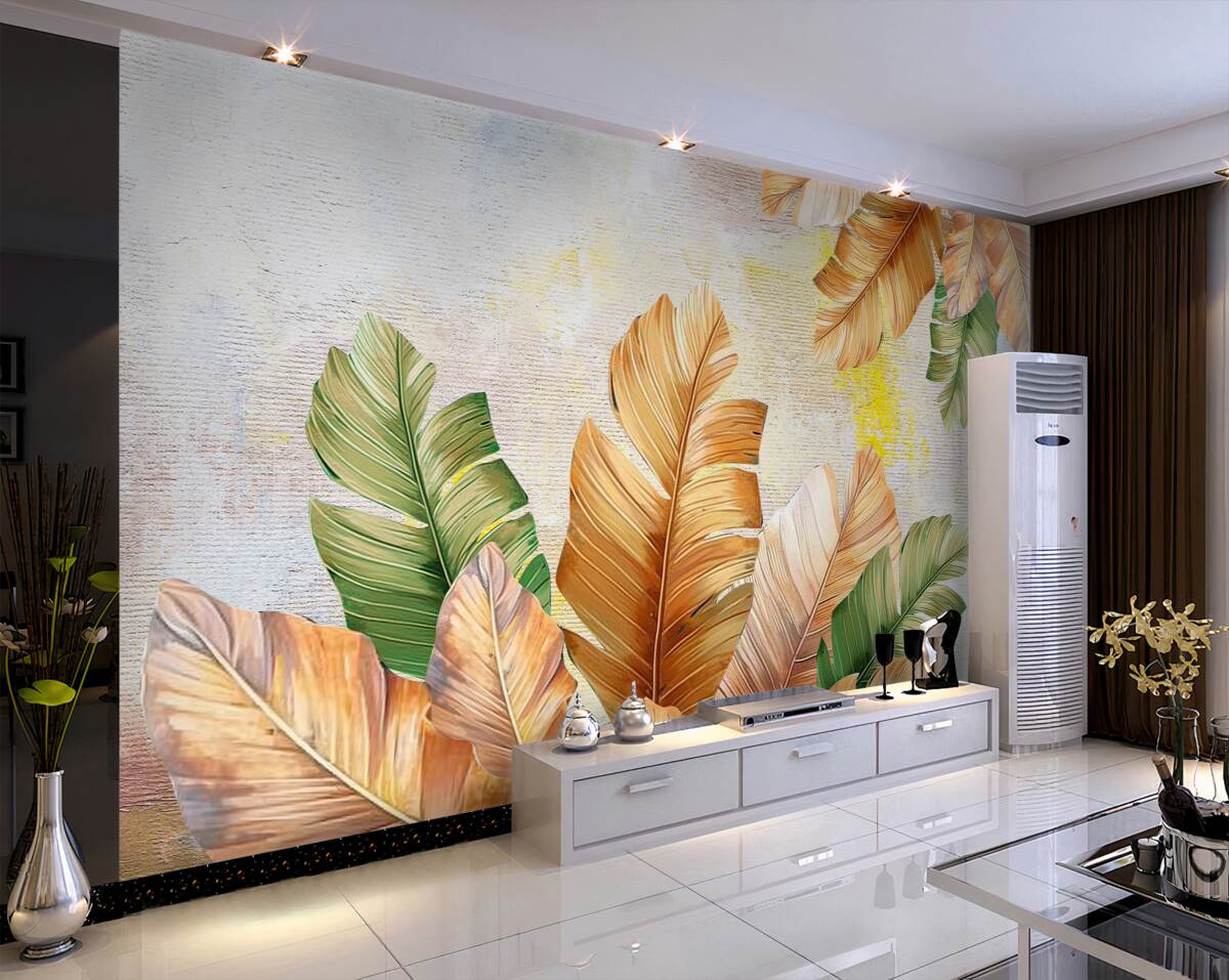 Fototapeta Pozostawia pióra jesienią