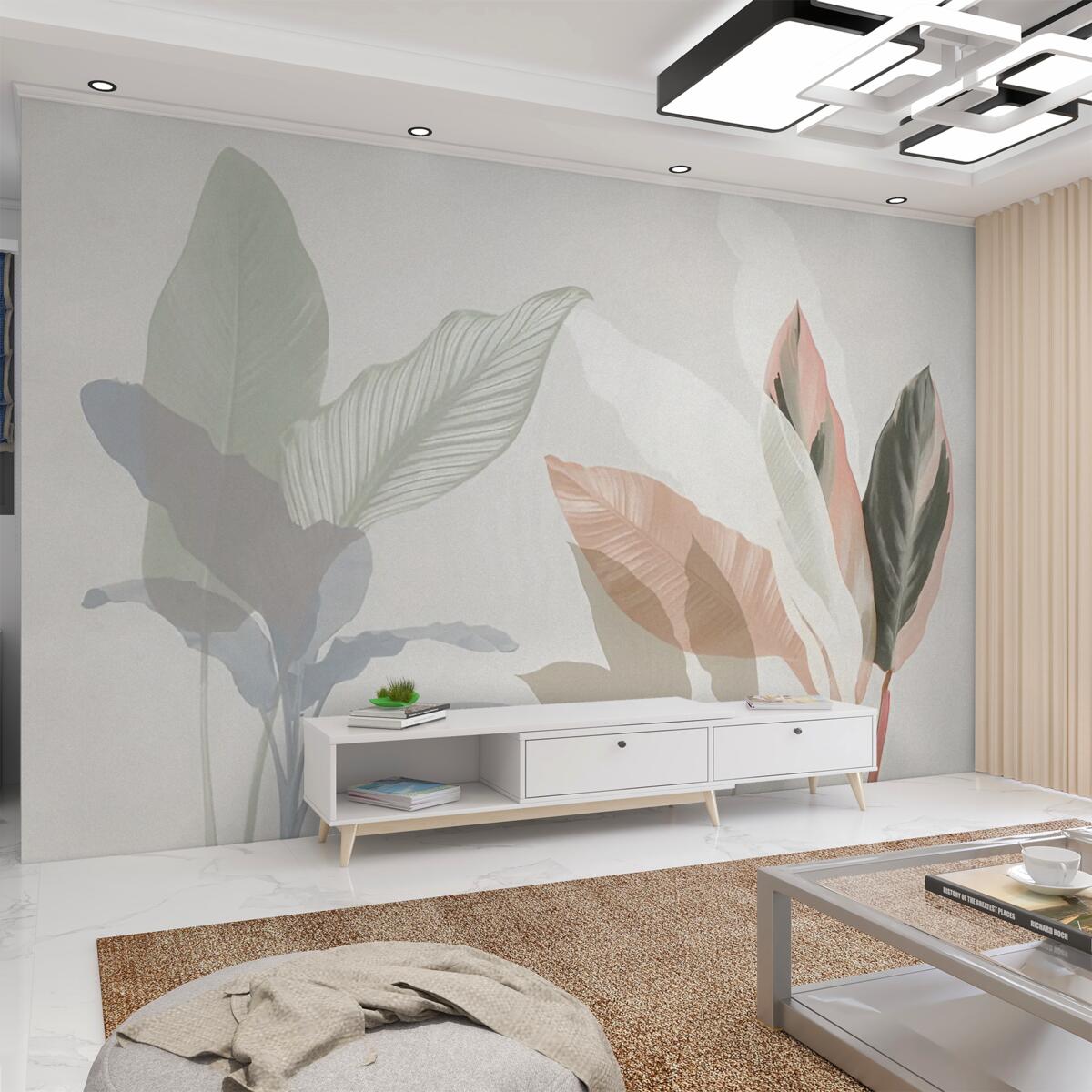 Fototapeta Duże liście palmowe