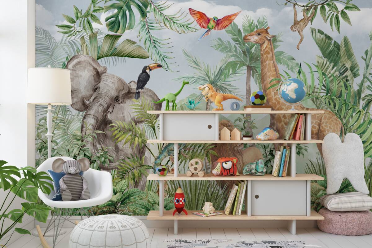 Fototapeta Śliczne tropikalne zwierzęta