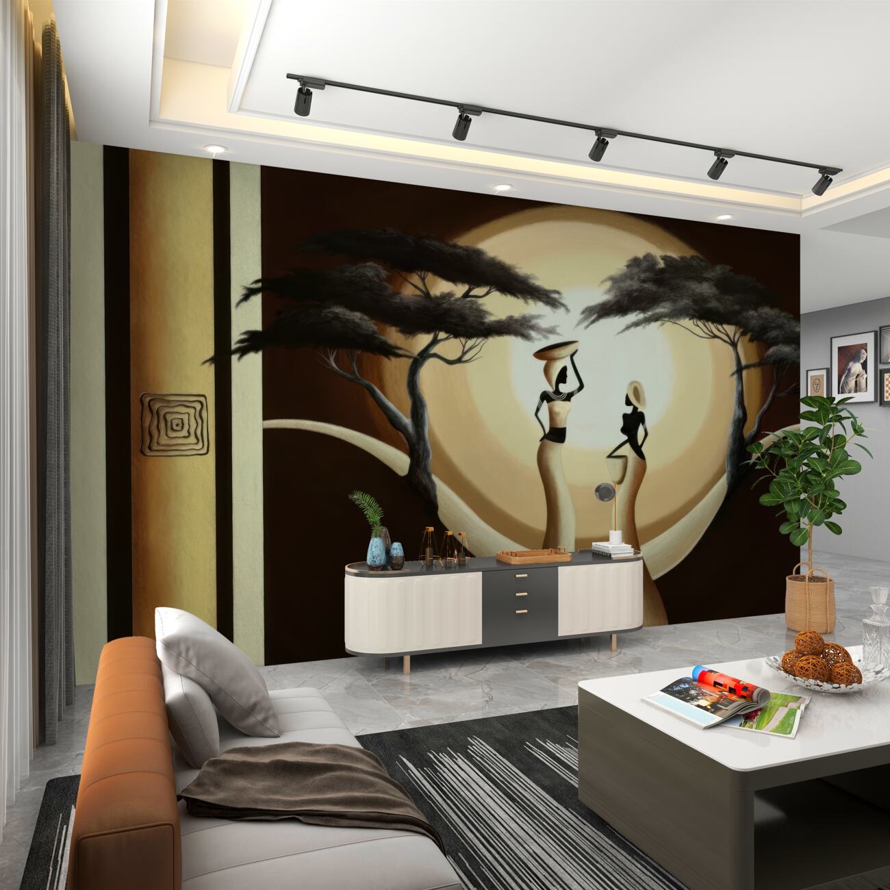 Fototapeta Motyw japońskich dziewcząt