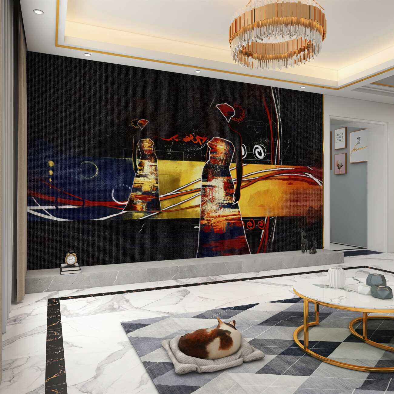 Fototapeta Abstrakcyjne obrazy współczesnych dziewcząt