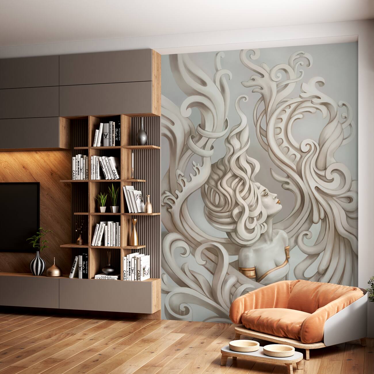 Fototapeta Dziewczyna na zdjęciu z długimi włosami