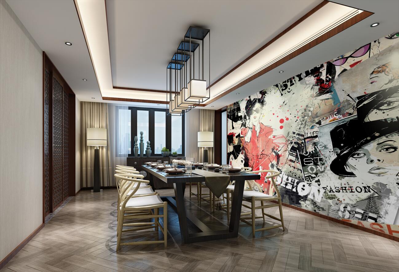 Fototapeta Nowoczesne obrazy modnych dziewcząt