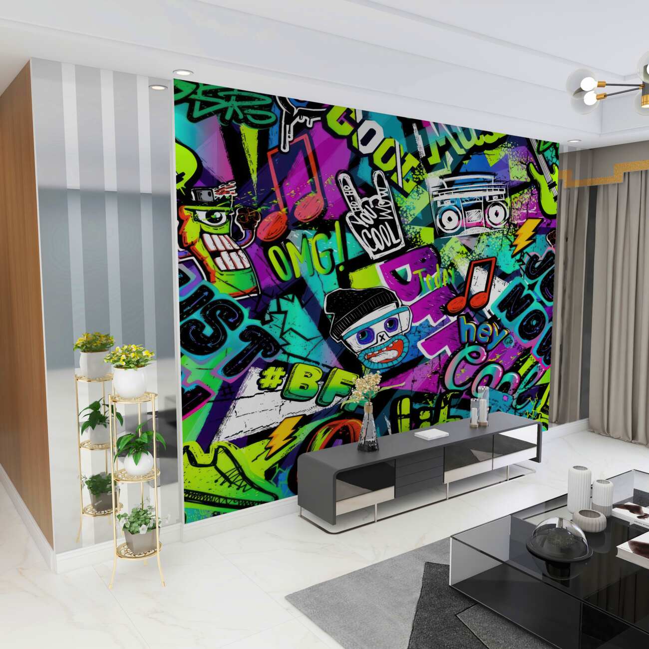 Fototapeta Nowoczesne stylowe graffiti