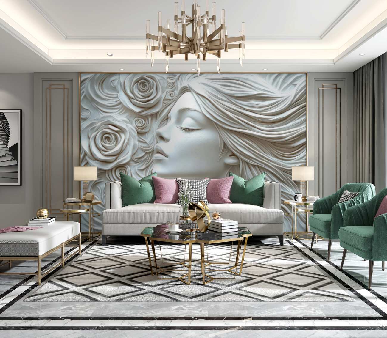 Fototapeta Dziewczyna o długich włosach