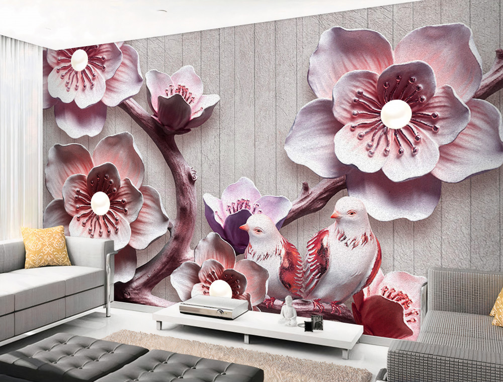 Fototapeta delikatne różowe kwiaty sakury