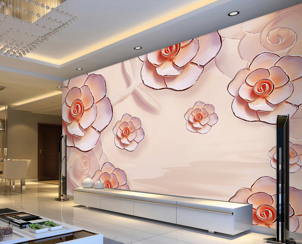 Fototapeta różowe porcelanowe róże